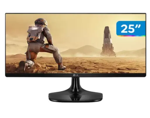 Monitor Gamer Ultrawide 75Hz Full HD 25” LG - 25UM58G-P IPS 2 HDMI 1ms