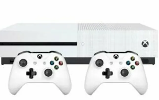 Xbox One 1TB Microsoft 2 Controles - Game Pass via Download Live Gold 1 Mês