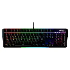 Teclado Mecânico Gamer HyperX Alloy MKW100, RGB, Switch Red, Full Size, Layout US - 4P5E1AA#ABA