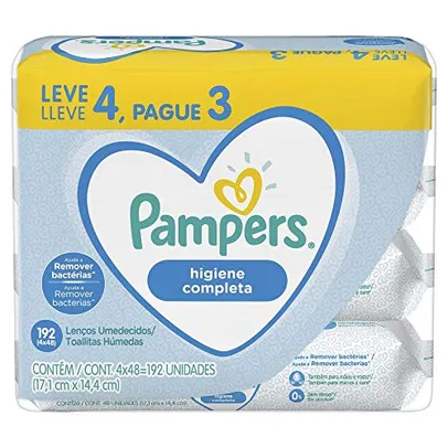 Pampers Lenços Umedecidos Higiene Completa 192 Unidades