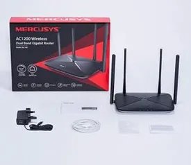 Roteador Mercusys AC1200, 867 Mbps, 4 Antenas - AC12G | R$227