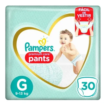 Fralda Pampers Pants Premium Care G - 30 Unidades