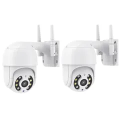 Kit 2 Câmera Ip Dome A8 App Yoosee Segurança Externa Wifi Full HD