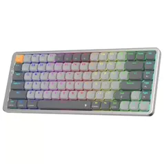 Teclado Redragon Mecânico K652 - RGB Sem Fio, Bluetooth, Wired, Tri Mode, 84 Teclas Ultra Finas 75%