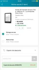 [APP C&A] Kindle 10 Geração preto ou Branco