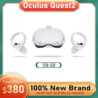 Original Oculus Quest 2 - Advanced All-in-one Vr Virtual Reality Gaming Headset - 128gb