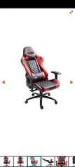 Cadeira Gamer SuperFrame Knight, Reclinável, 4D, Preto e Vermelho