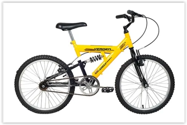 [APP] Bicicleta Verden Eagle Masculina Aro 20 - Amarela | R$ 426