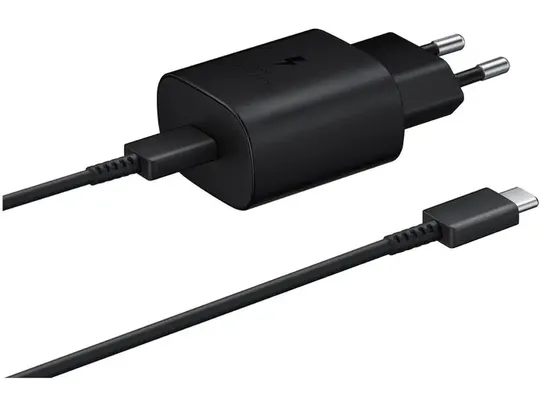 Carregador Samsung Super Rápido 25W Preto EP-TA800XBPGBR