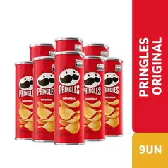 Combo Batata Pringles Original 9 Unidades(Vários sabores disponíveis)