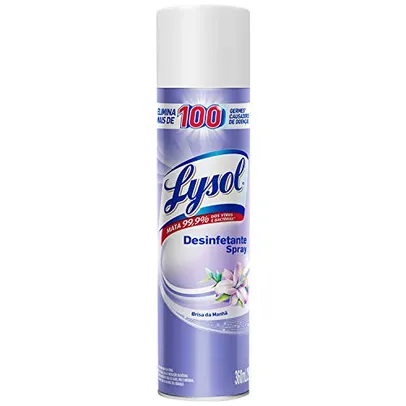 Desinfetante Spray Lysol Brisa Da Manhã 360ml Aerossol, Roxo | R$ 12