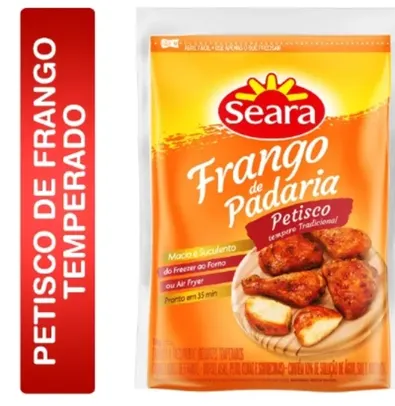 Petisco temperado Frango de Padaria Seara IQF 1kg