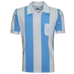 Camisa Liga Retrô Racing 1967 Masculina - Azul e Branco