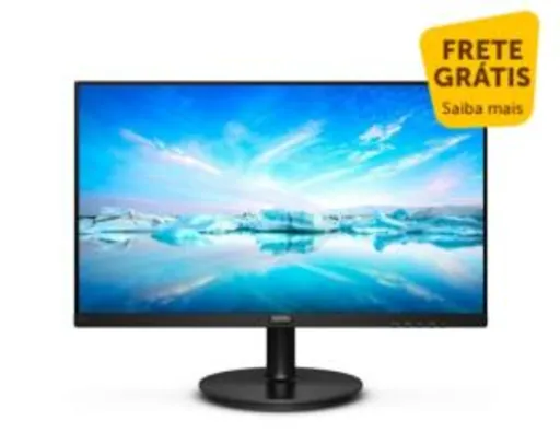 Monitor Philips 21,5" VA HDMI Bordas Ultrafinas Preto | R$611