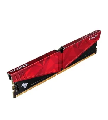[CC 2x + APP] Memória Team Group T-Force Vulcan Pichau 16GB (1x16) DDR4 3600MHz Vermelha | R$465