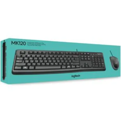 (PRIME)Teclado + Mouse Logitech MK120 USB