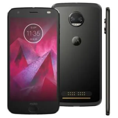 Smartphone Motorola Moto Z2 Force Edition Ônix 64GB, Tela 5.5'', Dual Chip, Câmera Traseira Dupla, Android 7.1, Processador Octa-Core e 6GB de RAM - R$1994