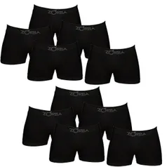 [Wallmart] Kit com 10 Cuecas Boxer Zorba Preto