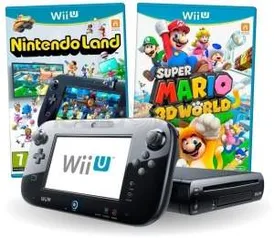 [SUBMARINO] PREÇÃO! R$971: NINTENDO WII U 32GB + 2 GAMES - em 1X no C. Sub por R$ 971