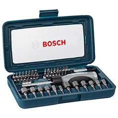 Kit de Pontas e Soquetes Bosch para parafusar com 46 unidades | R$118