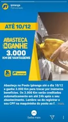 Abastece AÍ - Ganhe 3000 km vantagens