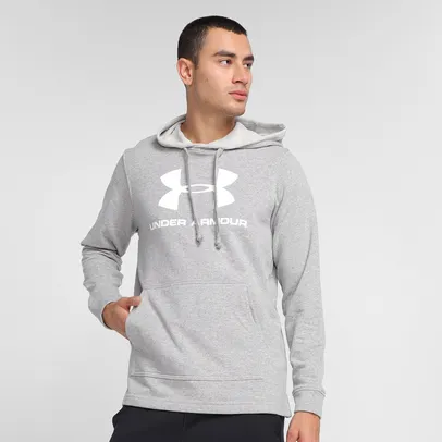 Moletom Under Armour Terry Logo Canguru Masculino