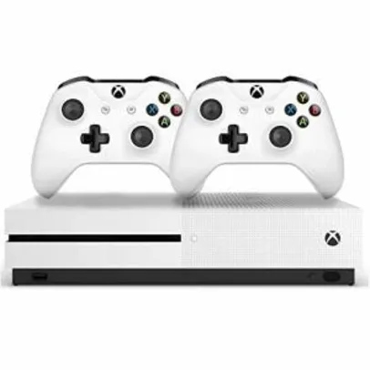 Xbox One S - 1 TB e 2 Controles - R$1700