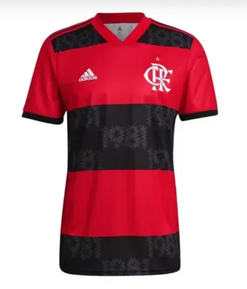 Camisa Flamengo I 21/22 s/n Torcedor Adidas Masculina