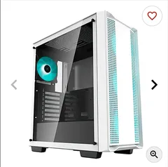 Gabinete Gamer DeepCool CC560, Mid-Tower, Lateral de Vidro, Com 4 Fans, Branco, R-CC560-WHGAA4-G-1