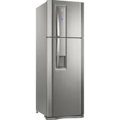 [R$2414 Ame SC] Geladeira Frost Free Electrolux Top Freezer 382L com Dispenser de Água (TW42S) Prata