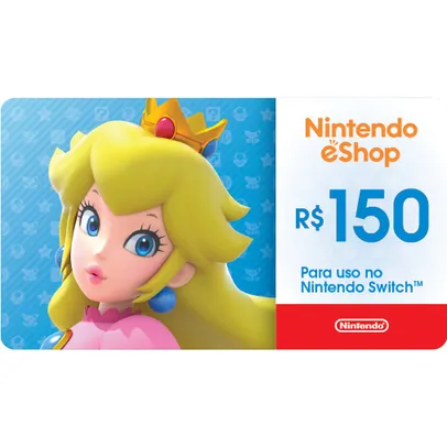 Giftcard Nintendo Cash R$150