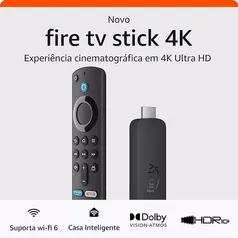 Novo Fire TV Stick 4K