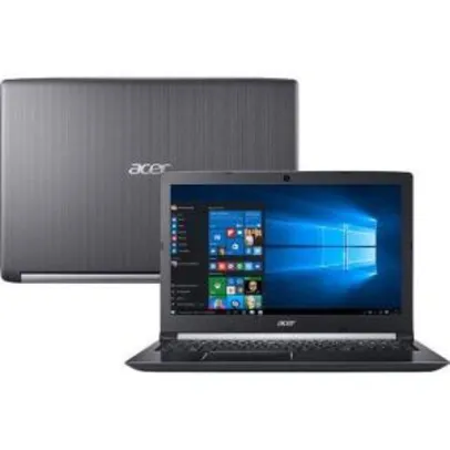 Notebook A515-51-75RV Intel Core I7 8GB 1TB LED 15.6" Windows 10 Cinza - Acer | R$2.499