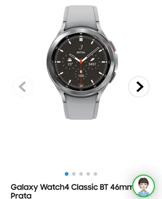 [SAMSUNG MEMBERS] Galaxy Watch4 Classic BT 46mm Prata