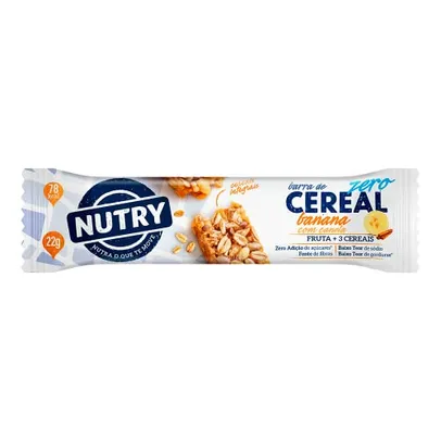 Barra de Cereal Nutry Zero Banana e Canela 22g