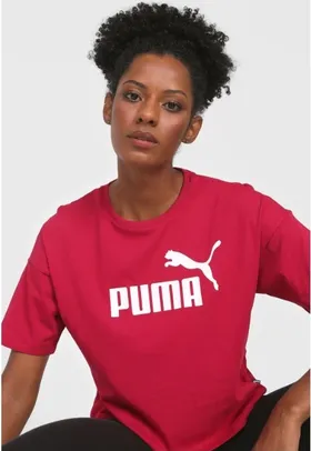 Camiseta Puma Ess Logo Pink