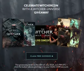 Resgatáveis The Witcher em comemoração a WitcherCon