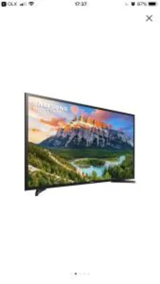 Smart TV LED 40" Samsung 40J5290 Full HD Com Conversor Digital 2 HDMI 1 USB Wi-Fi Screen Mirroring e Web Browser | R$1.102