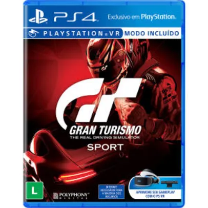 Saindo por R$ 47: Jogo Gran Turismo Sport - PS4 | Pelando