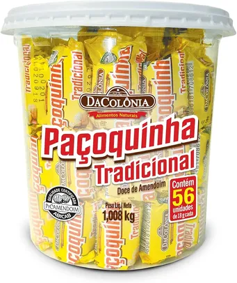 (Loja Física, Regional) Paçoquinha DaColônia 56x18g