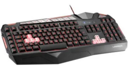 Teclado Gamer Multilaser Tc209 Warrior Macro Preto Com Led