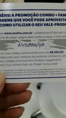 Bug - 150 reais de desconto nos produtos johnsons, neutrogena, clean&clear, La RoC, sempre livre, carefree e sundown