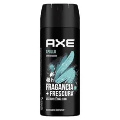 [REC/Leve + por Menos R$5,35] AXE Antitranspirante Aerosol Apollo Proteção + Perfume Vetiver E Mandarina 150 Ml (89G)
