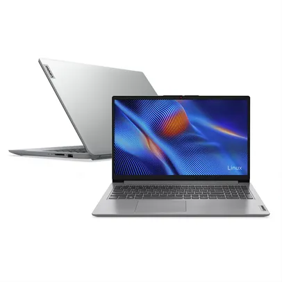 [Meli+] Notebook Lenovo Ideapad 1i Intel Core i3 1215U 4GB 256GB Linux 15,6 HD 82VYS00600