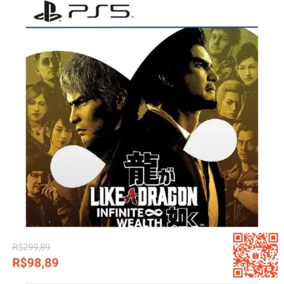 Like a Dragon Infinite Wealth P$5 Midia Fisica