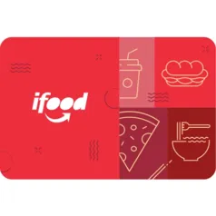 [Via recarga Pay/Primeira Compra ] Gift Card Digital Ifood R$ 100 com R$40 de desconto!