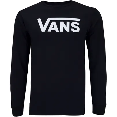 Camiseta Manga Longa Vans Classic LS - Masculina (Tam. P M G e GG)