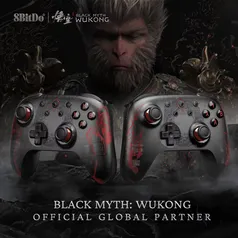 [Taxa Inclusa] Controle Sem Fio 8BitDo Ultimate 2C Hall Effect, Black Myth: Wukong