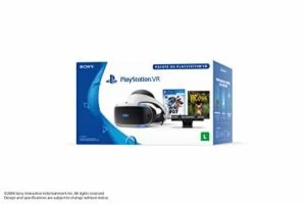 Playstation VR Kit Astro Bot + Moss - Playstation 4 | R$ 70 de Cashback com visa e 10% de Cashback na méliuz