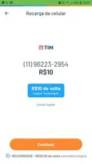 [USuários Selecionados] R$10 OFF em recarga no Recarga Pay